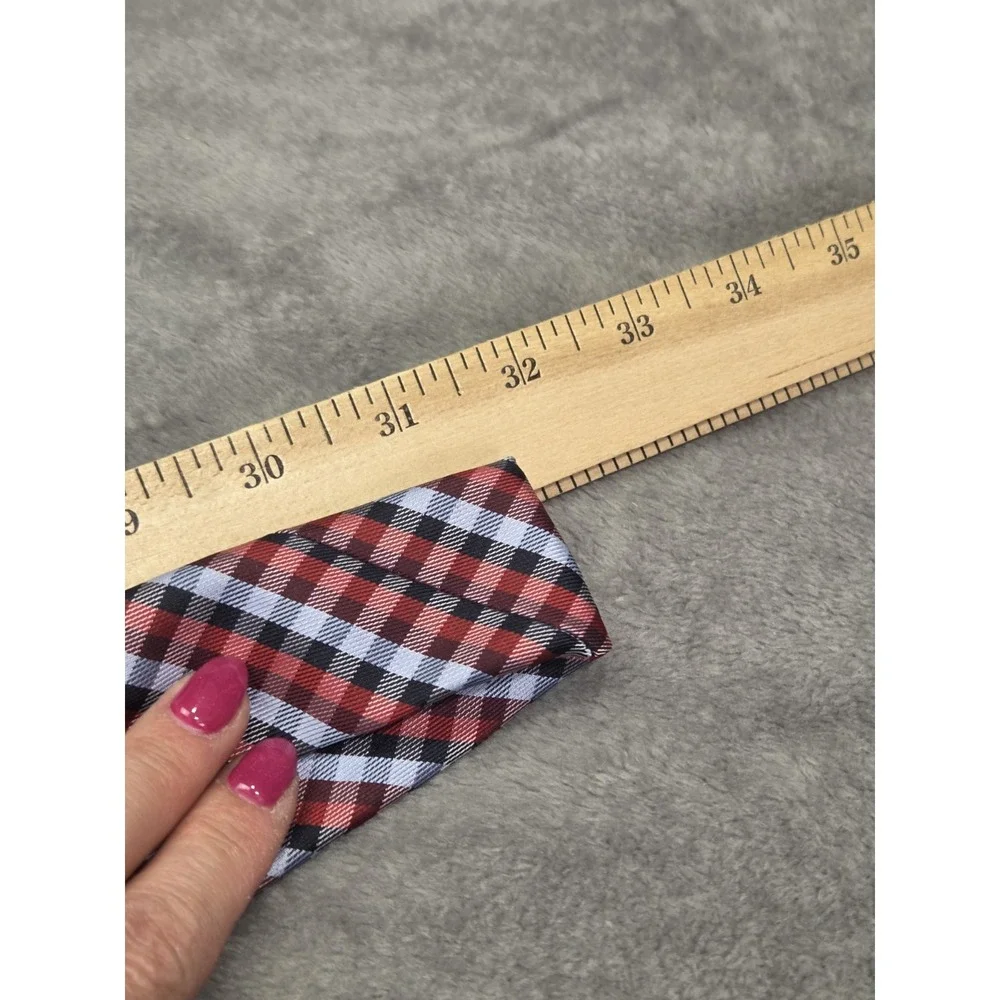 Men's Saddlebred Necktie Red White Blue Polyester 3/63‎